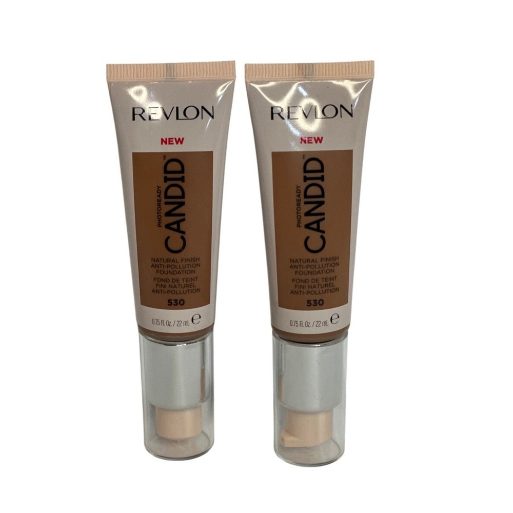 Revlon PhotoReady‎ Candid Foundation 530 Pecan – 0.75 fl oz (2 Pack)